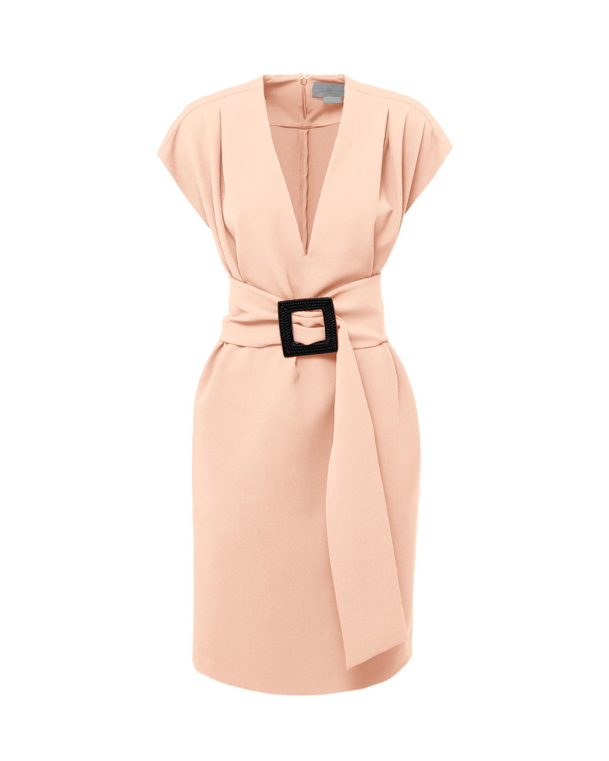 Oversized belted pink dress | | Genny