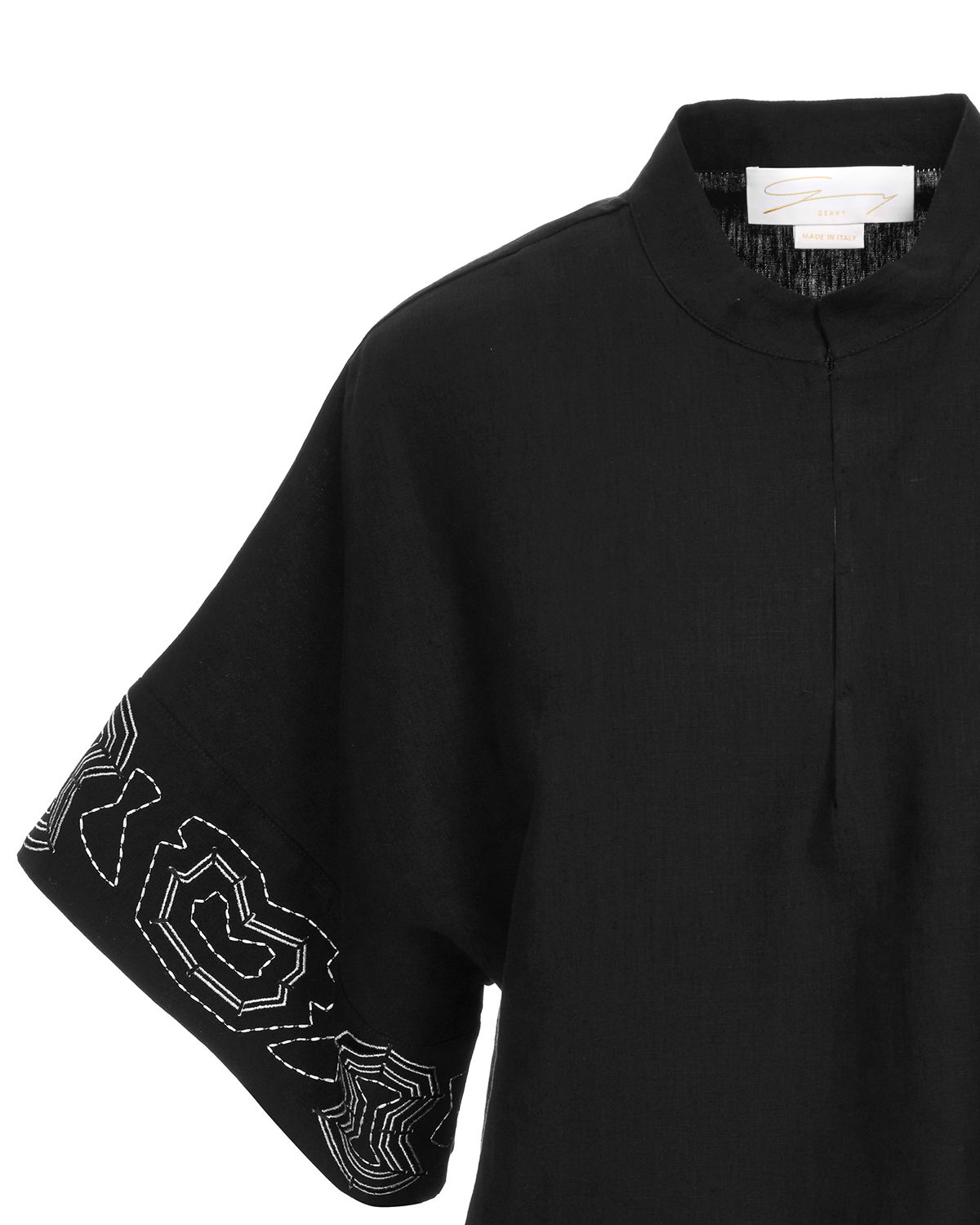  Black kimono short-sleeve blouse | Temporary Flash Sale | Genny