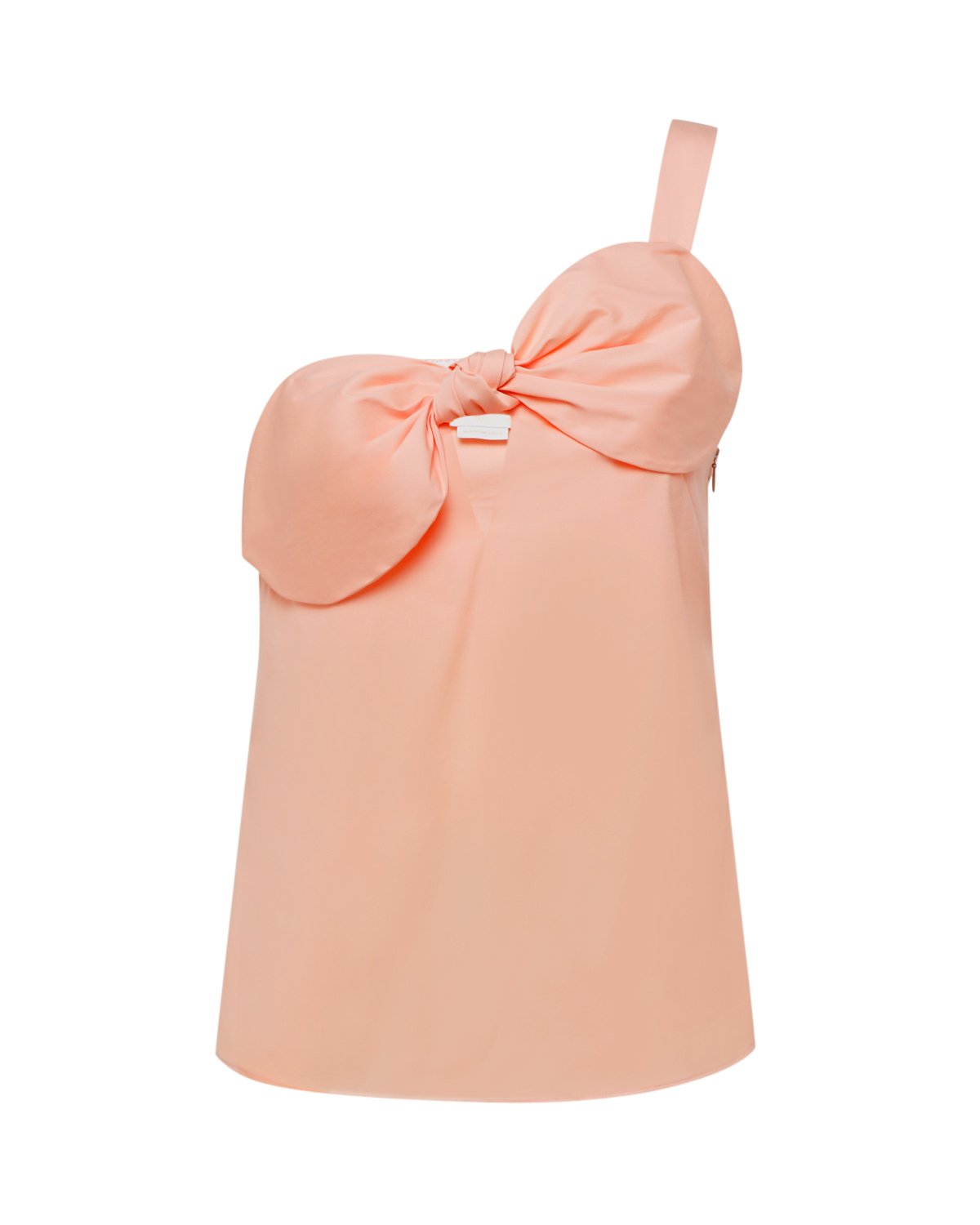 Pink one-shoulder bow-detailed top | Temporary Flash Sale | Genny
