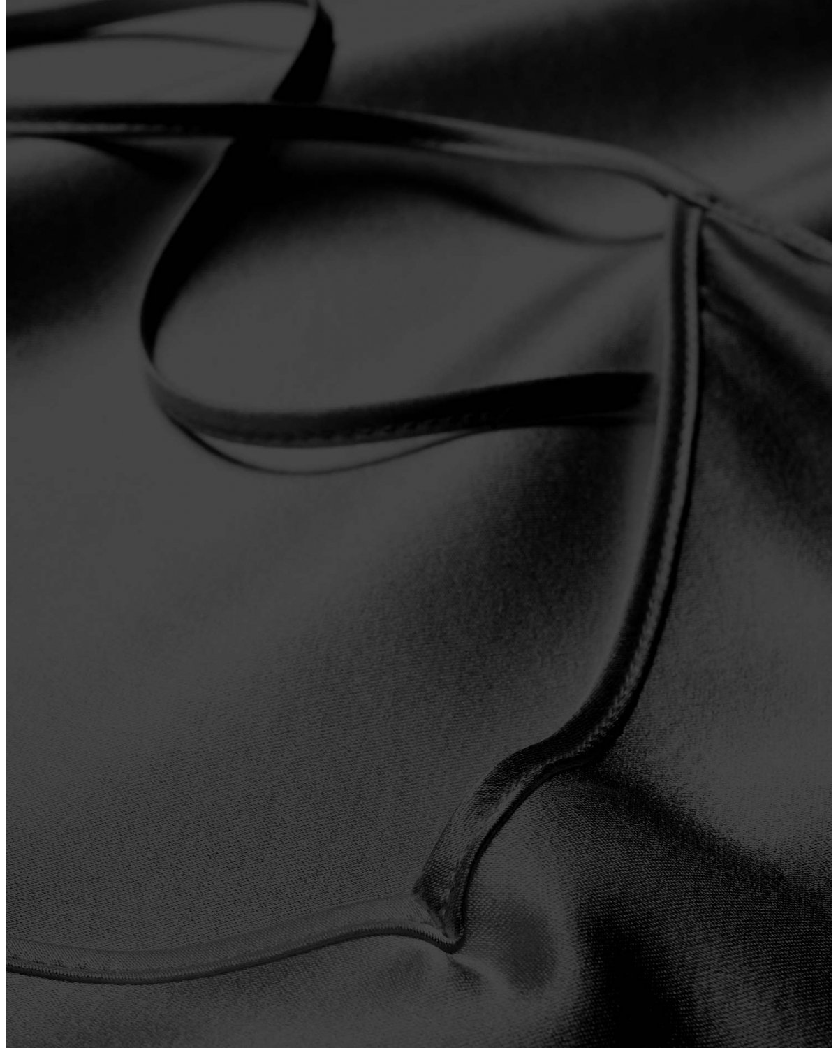 Top nero con spallina sottile | Leisurewear, -40% | Genny