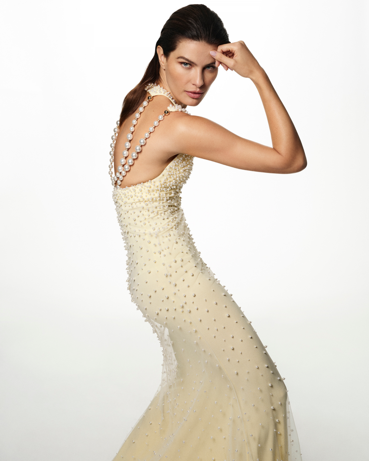 Long dress with pearls | Spring Summer 2025 | Genny