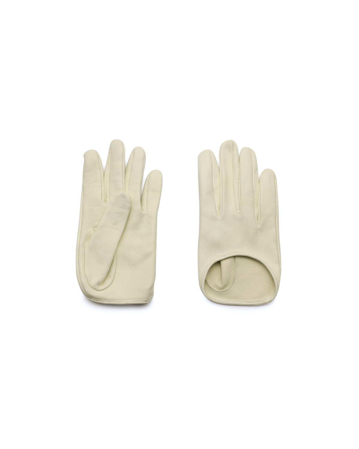 White leather gloves | Accessories, Gloves | Genny
