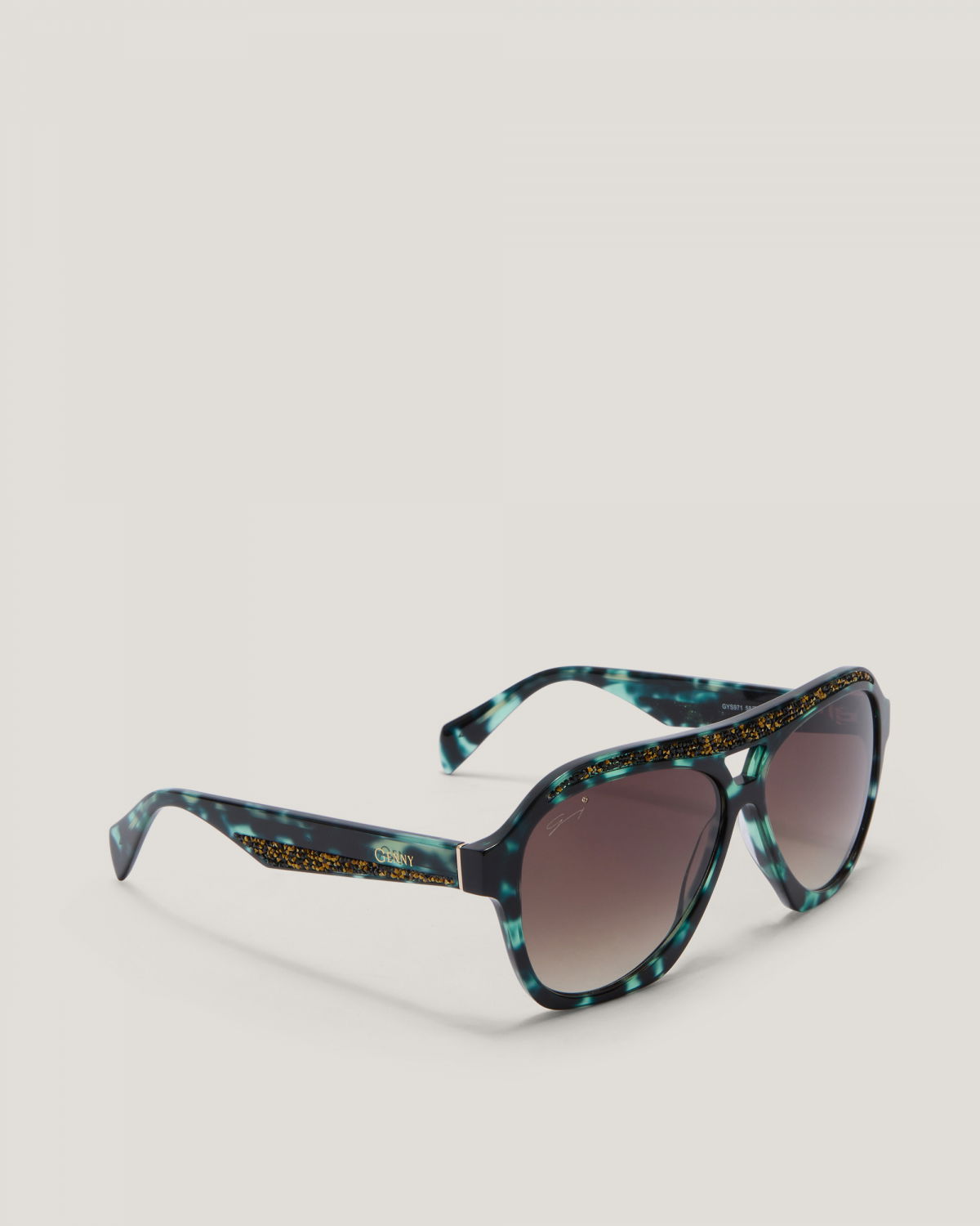 Green Tortoiseshell Sunglasses | Sunglasses, Ricercabili | Genny