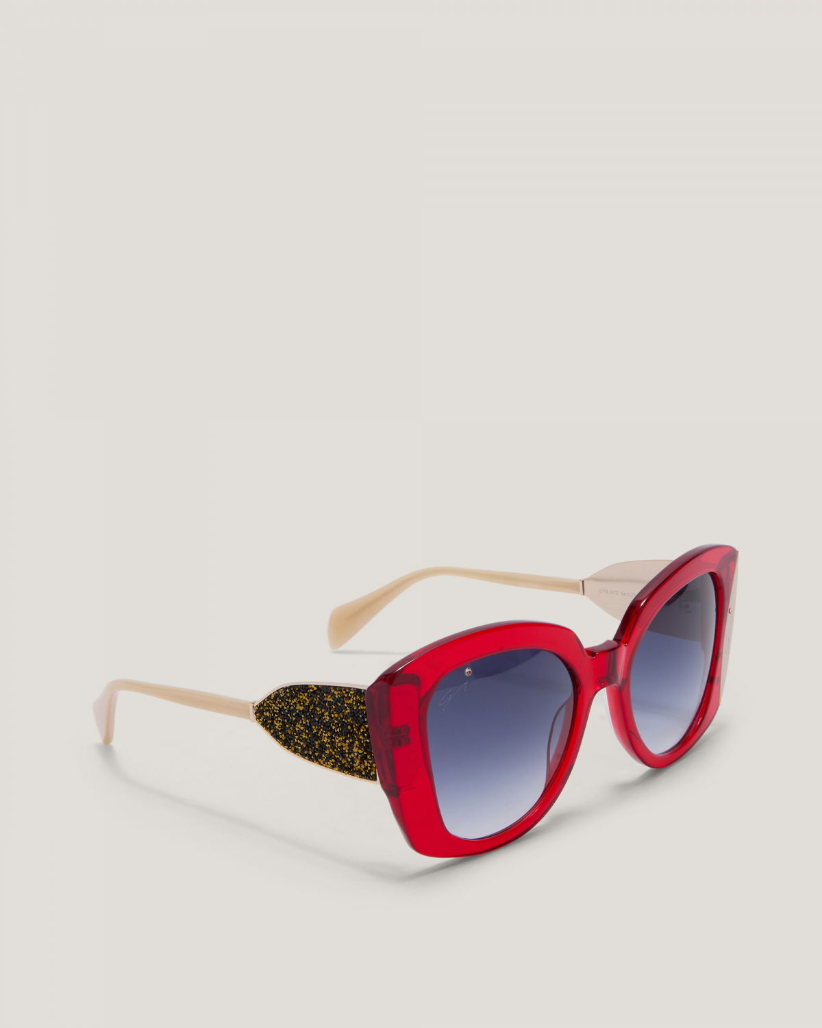 Red Sunglasses with Blue Gradient Lenses | Sunglasses, Gifts, Ricercabili | Genny