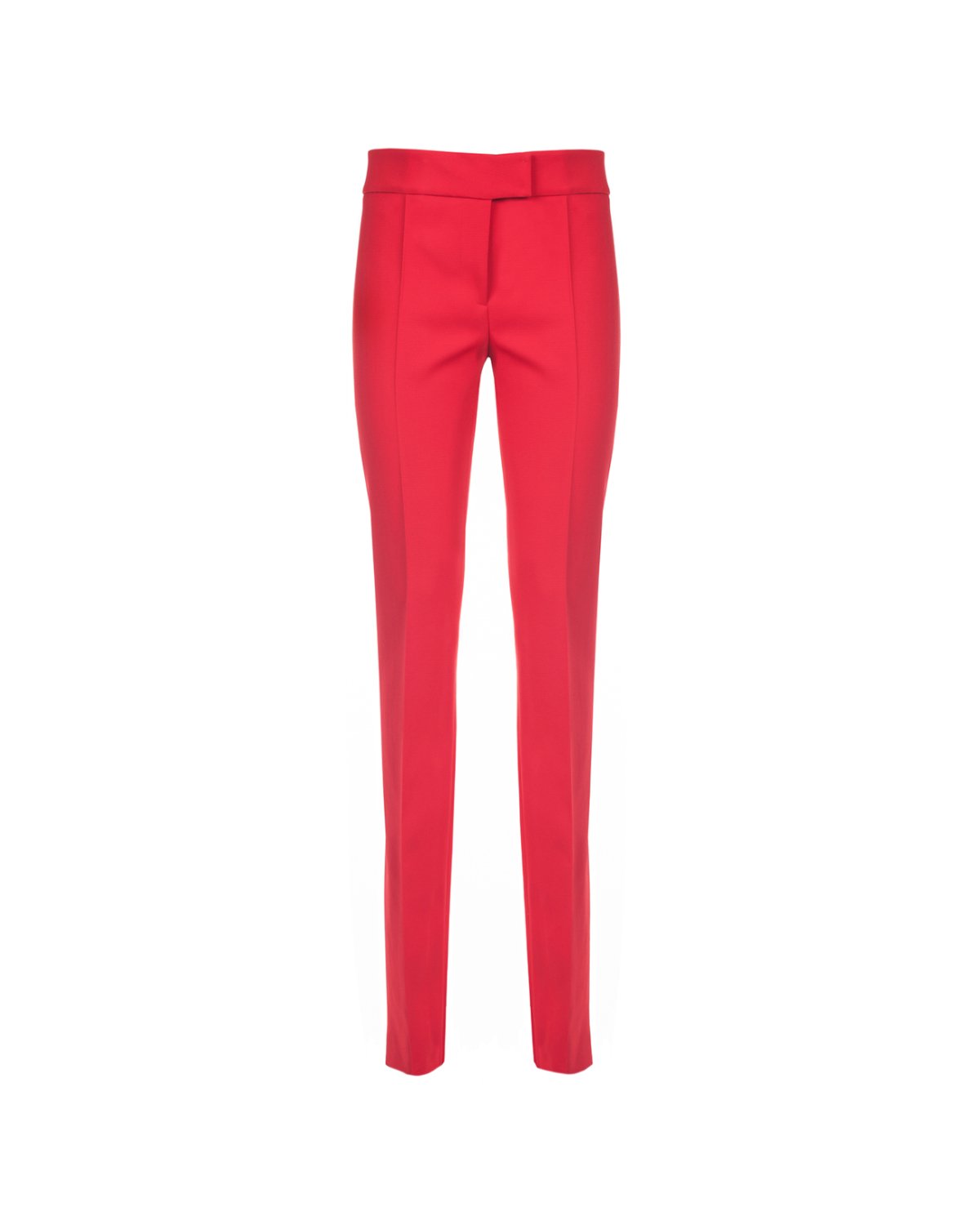 Amaranth stretch asymmetric trousers | -40% | Genny