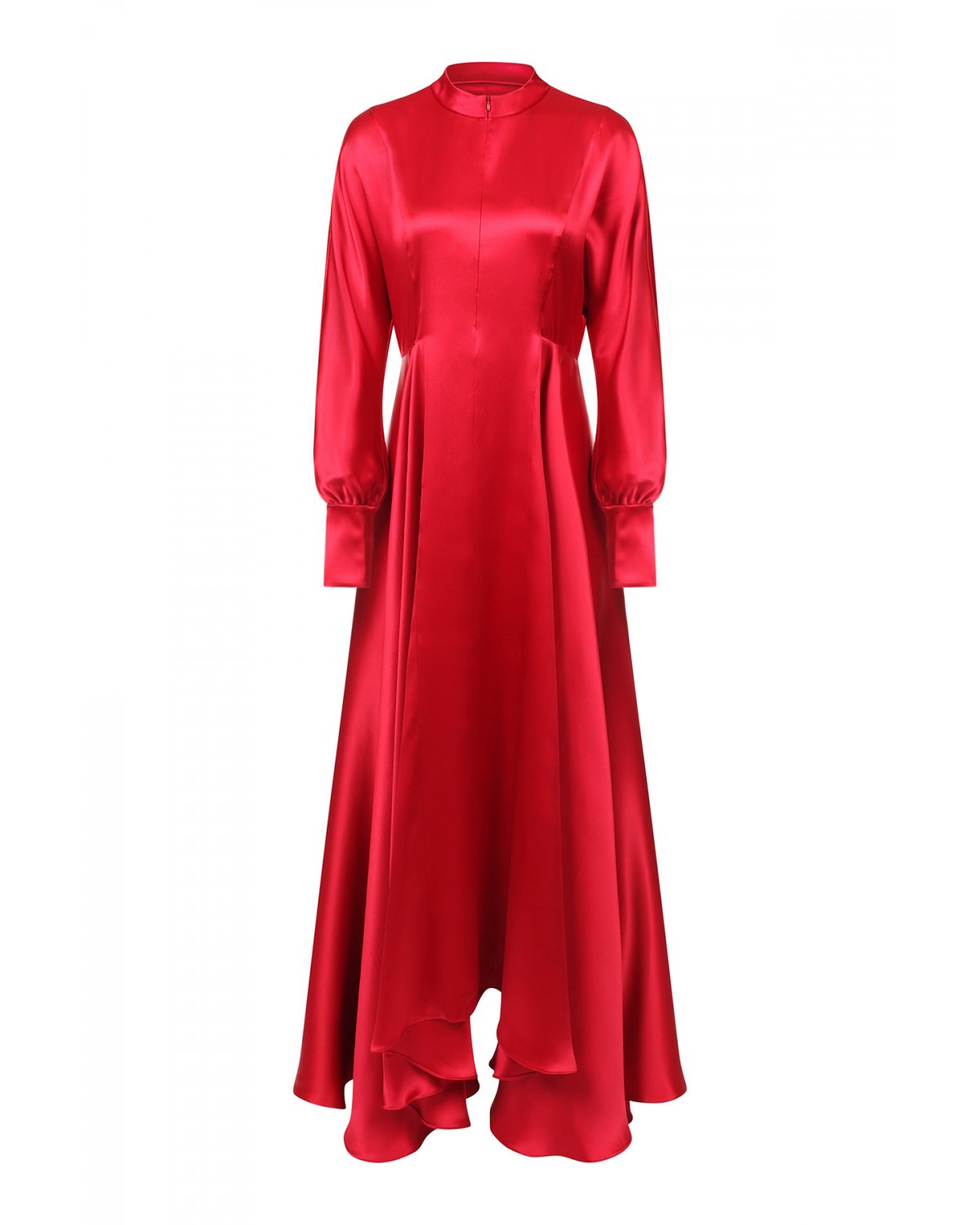 Puff sleeve sustainable silk dress | The sustainable wardrobe | Genny