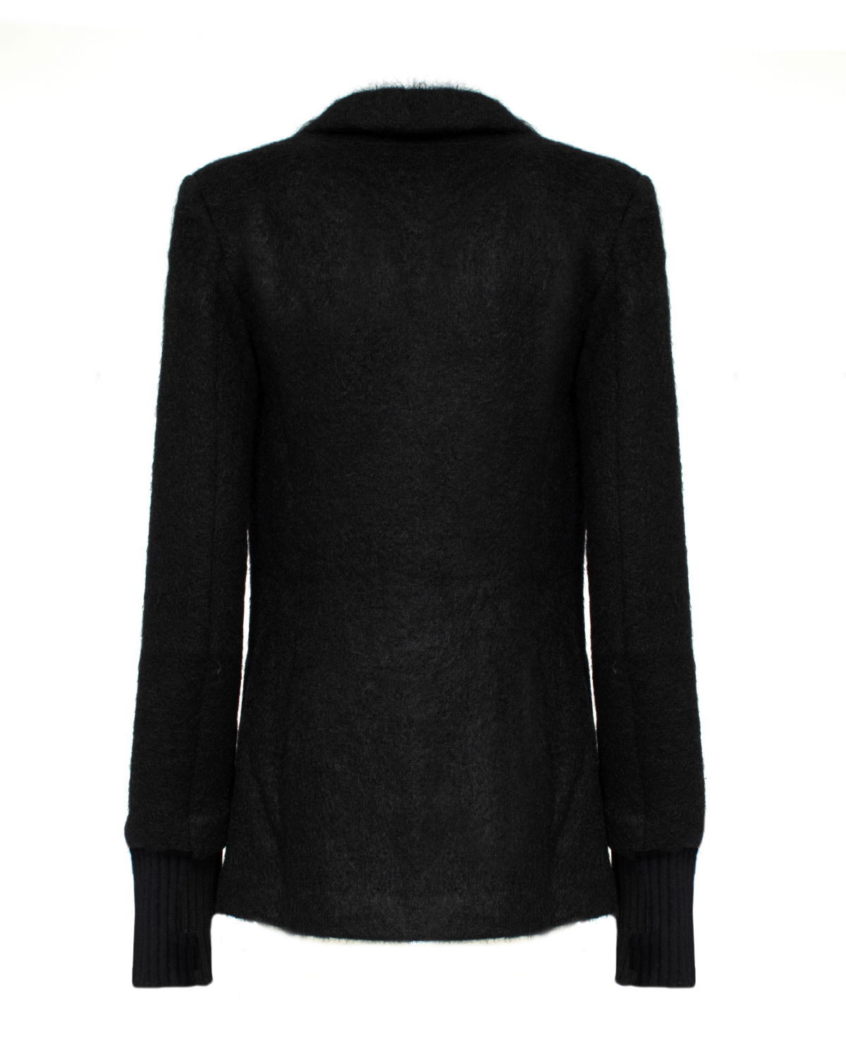 Black mohair jacket | hide_category | Genny