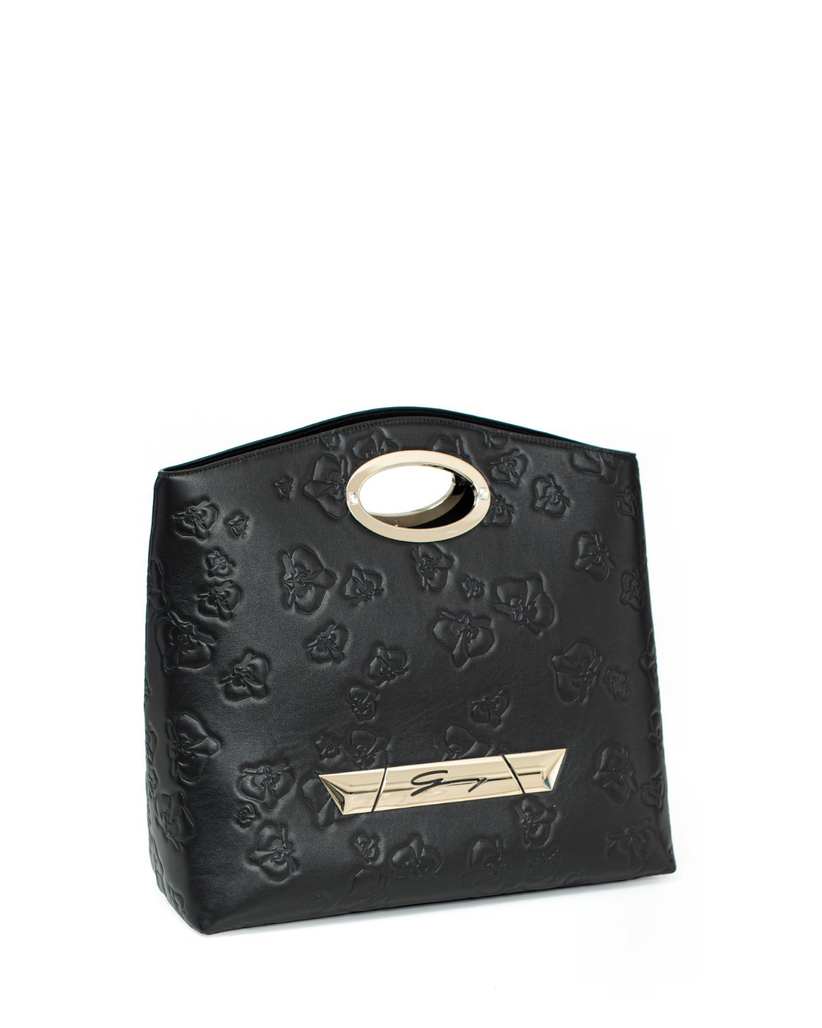 Black Embossed Sara tote bag | Sale, - 20%, Private sale, -30% | Genny