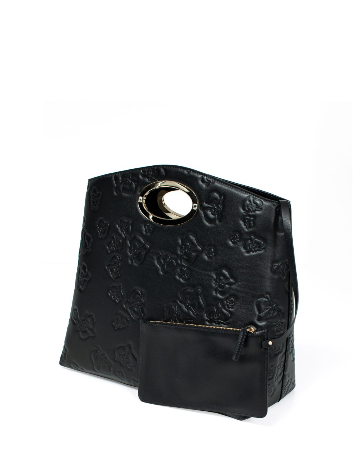 Black Embossed Sara tote bag | Sale, - 20%, Private sale, -30% | Genny