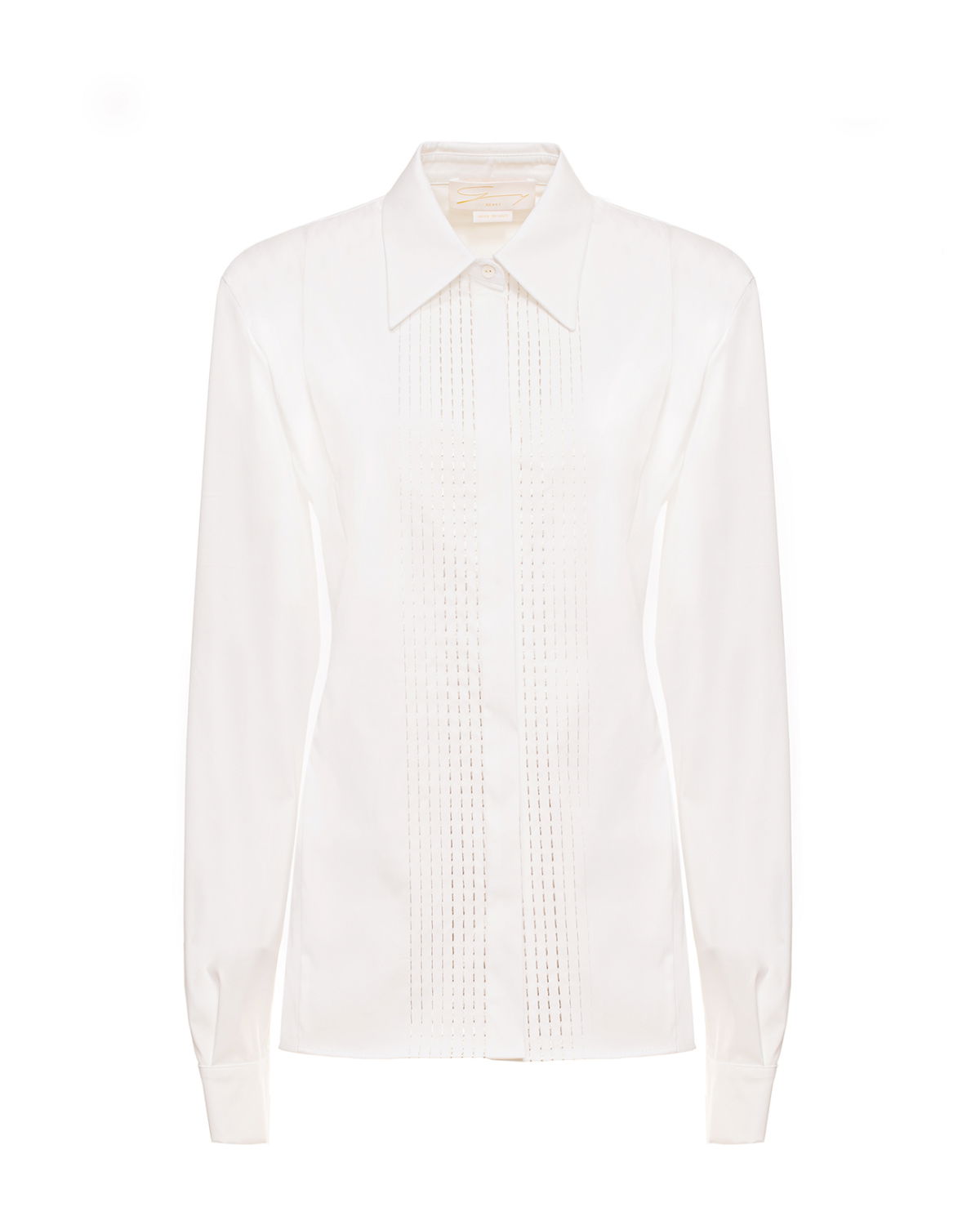 White stretch cotton shirt | Sale, -40% | Genny