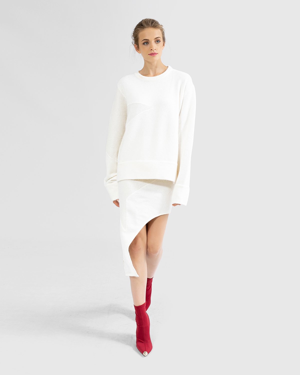 White roundneck sweater | Sale, -50% | Genny