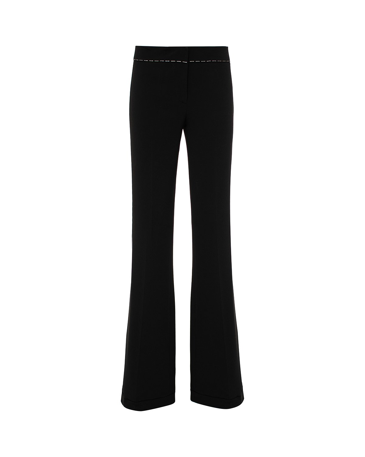 Flared trousers with basting stitching | Private sale | Genny