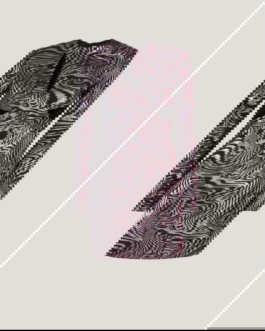 Abito animalier con cut-out