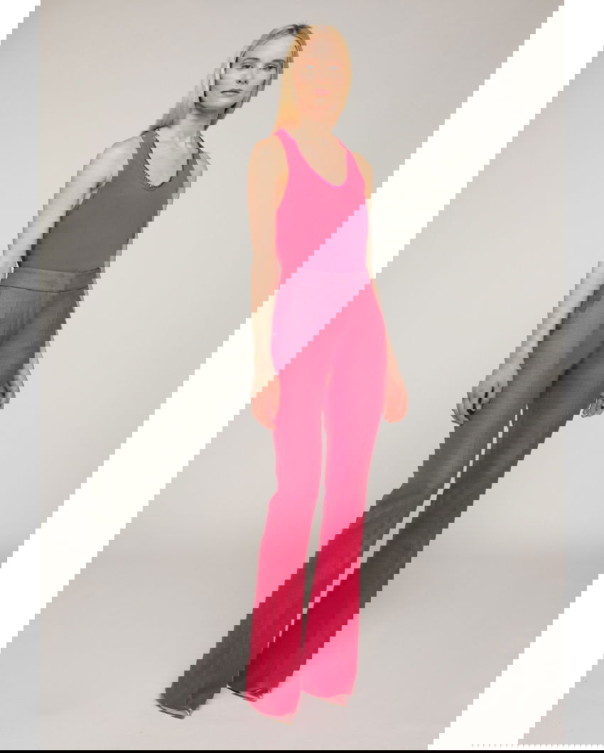 Tailored fuchsia pants