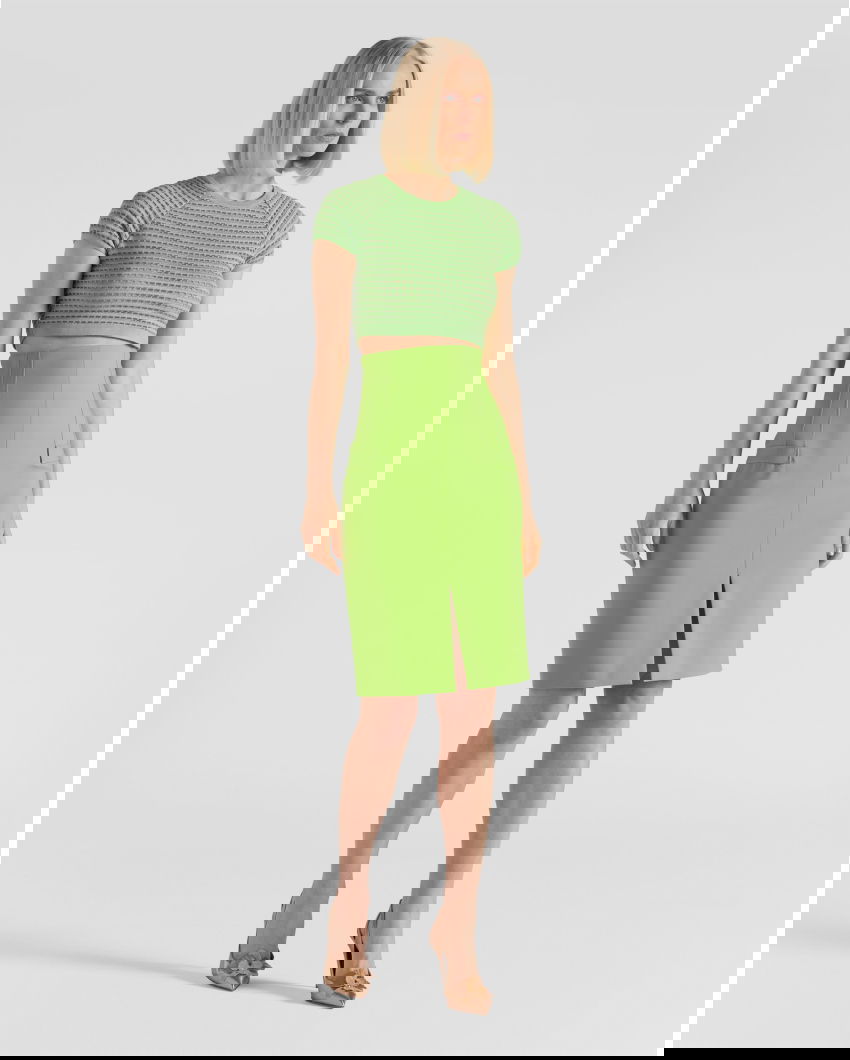 Skirt with slit