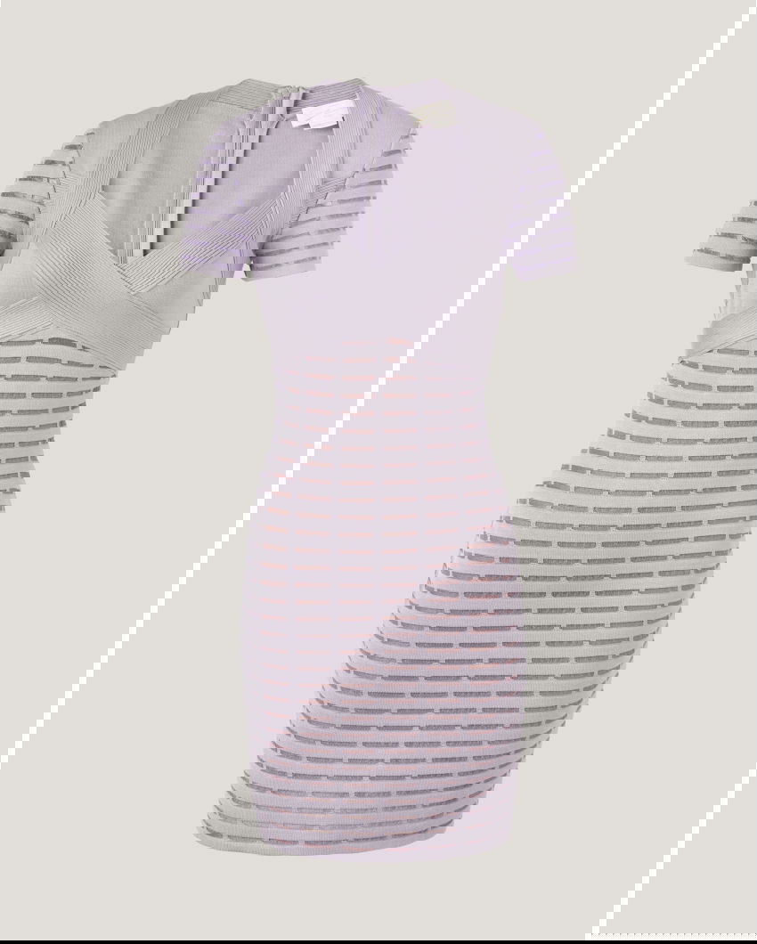 Iconic dress with crossover bodice