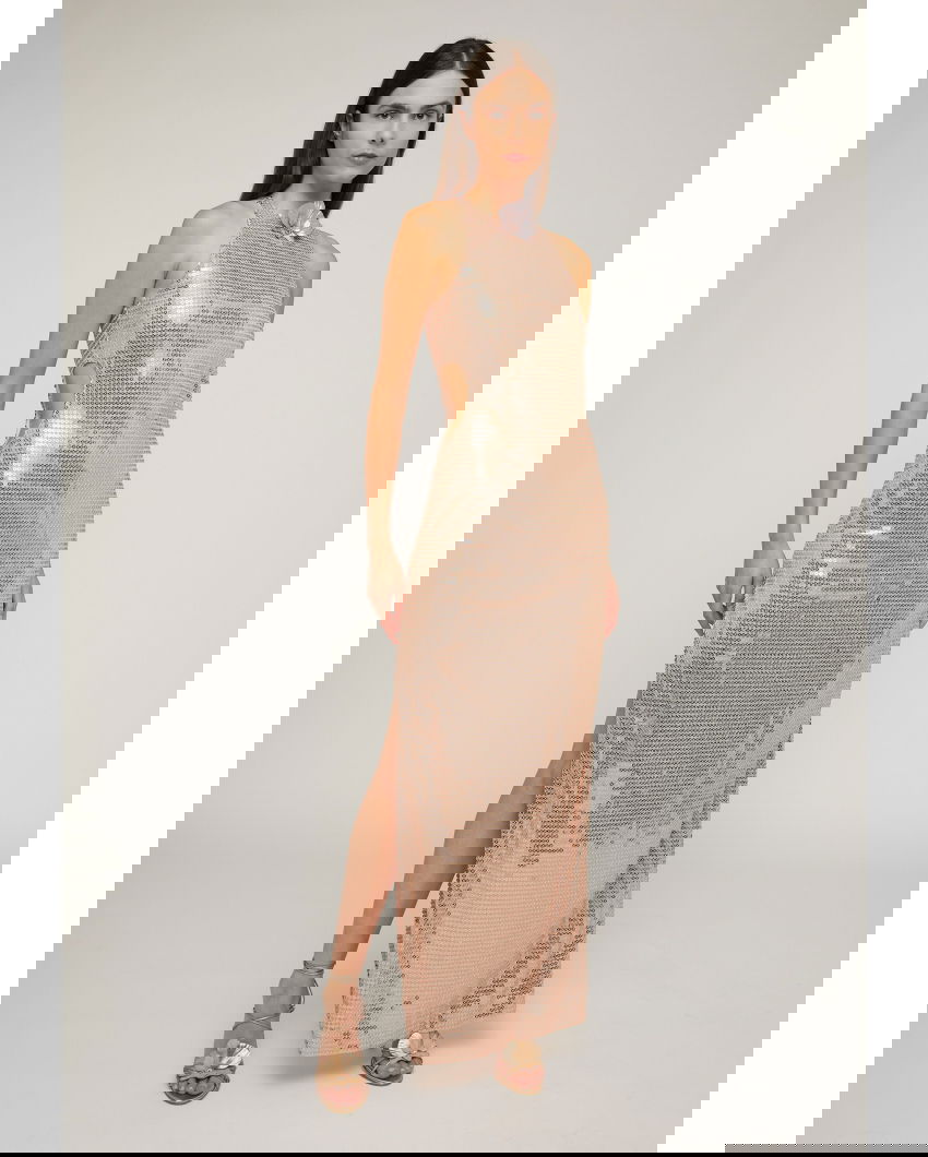 Evening sequined gown