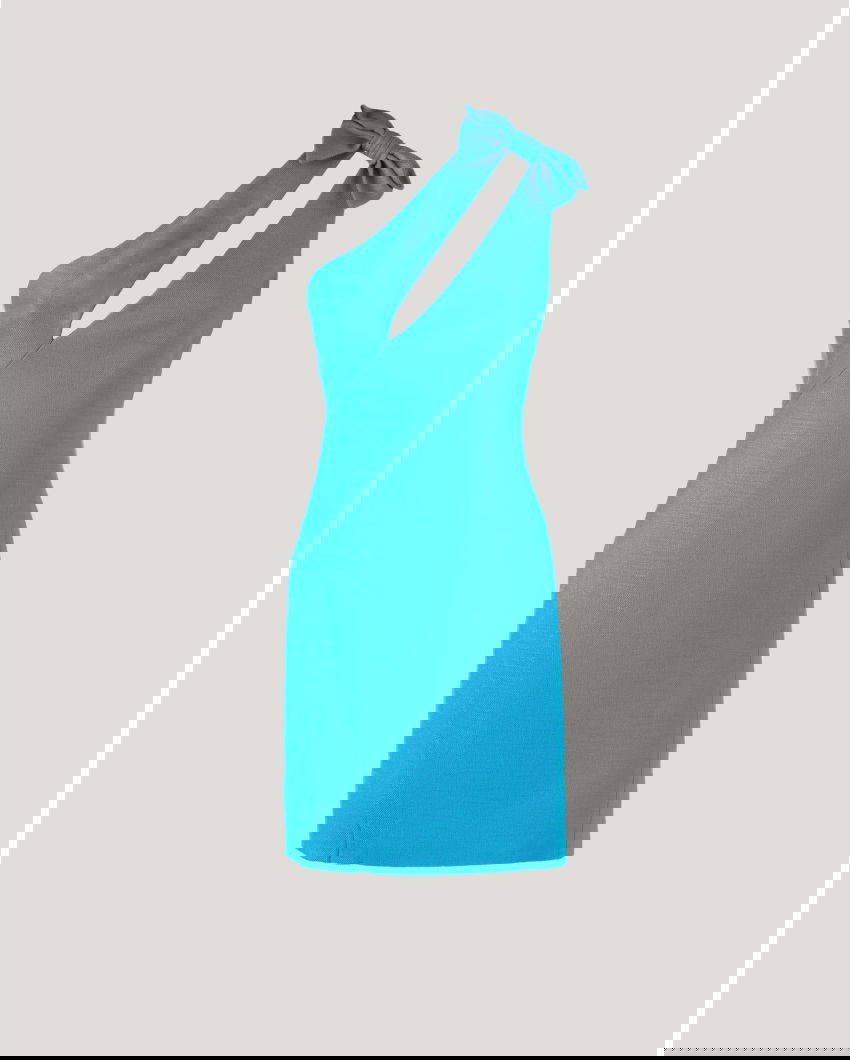 Cocktail minidress with bow