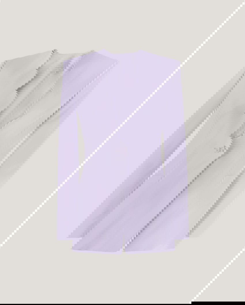 Jacket with scalloped profiles