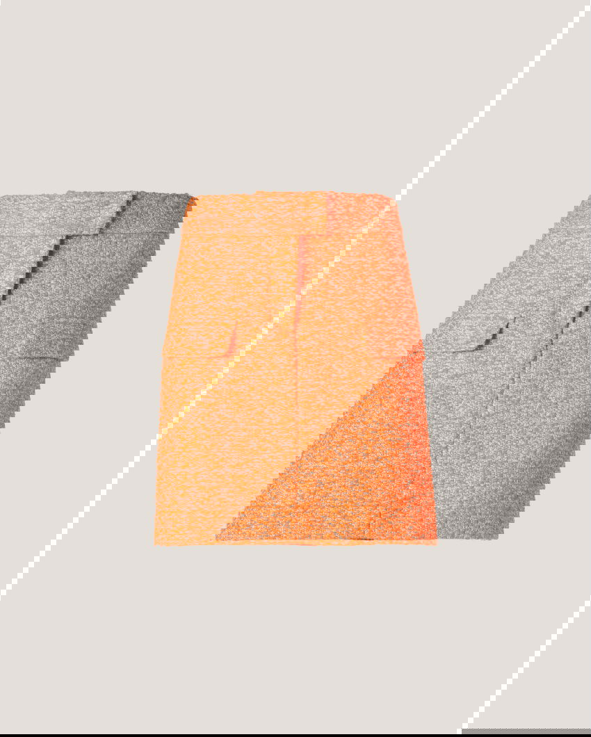 Skirt with front flaps