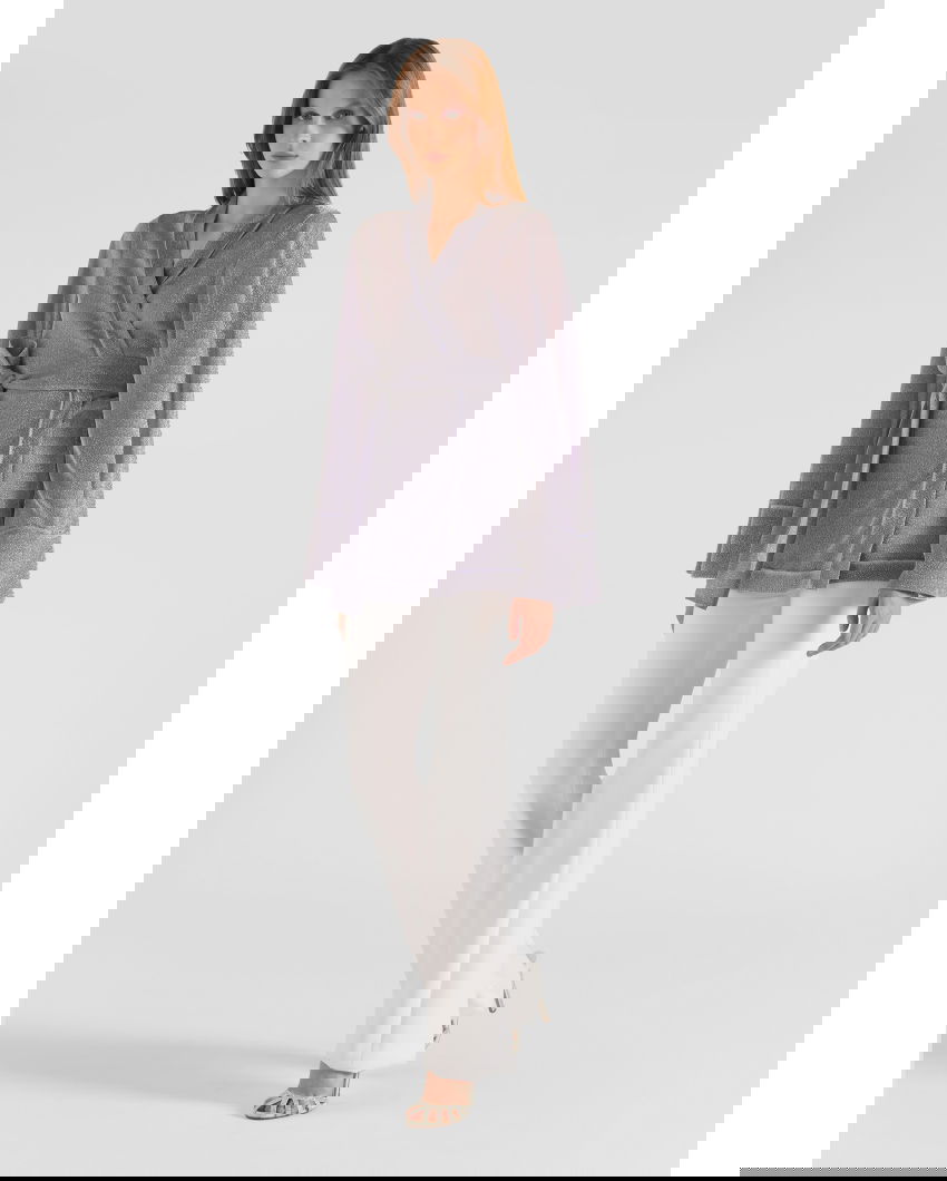 Short lurex gown