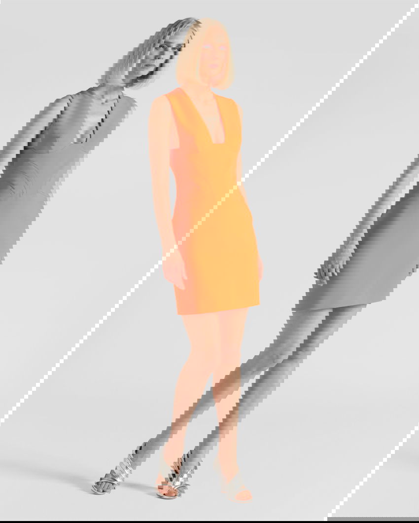 Viscose mini dress