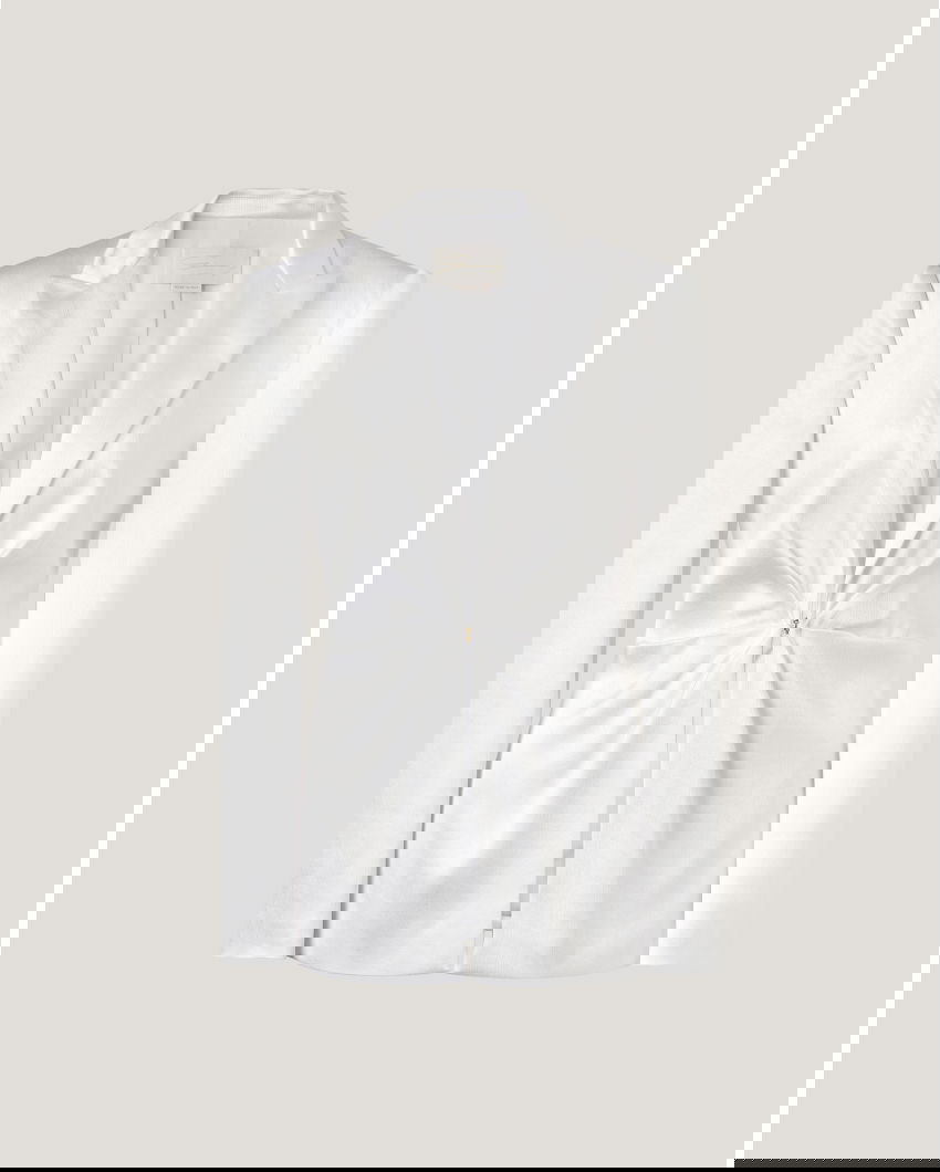Shiny viscose blazer