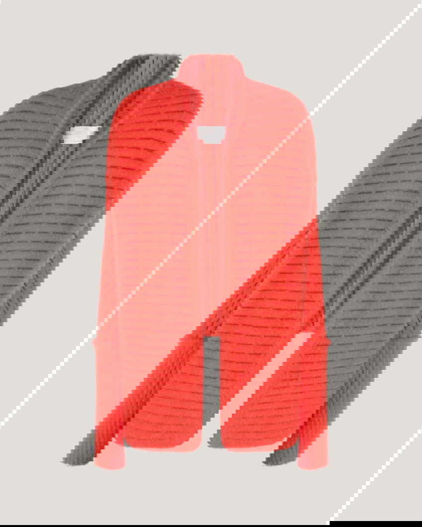 Cardigan asimmetrico