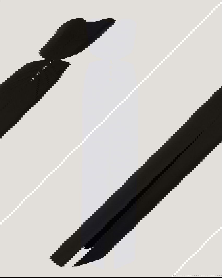 Long dress with cut-out