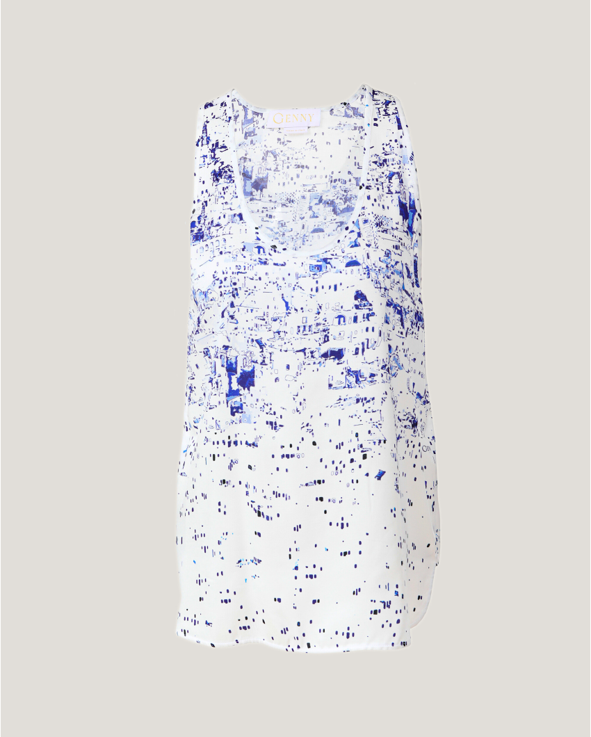 Viscose Mykonos top