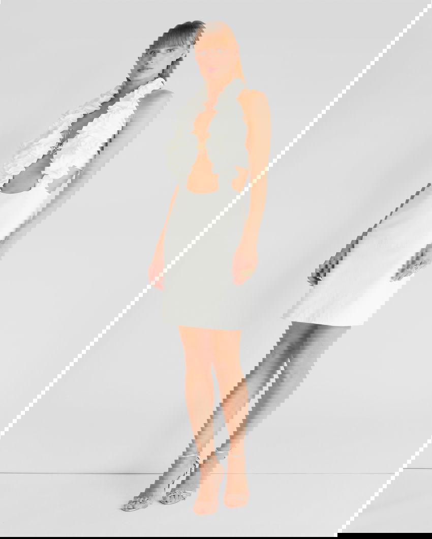 Ruched minidress