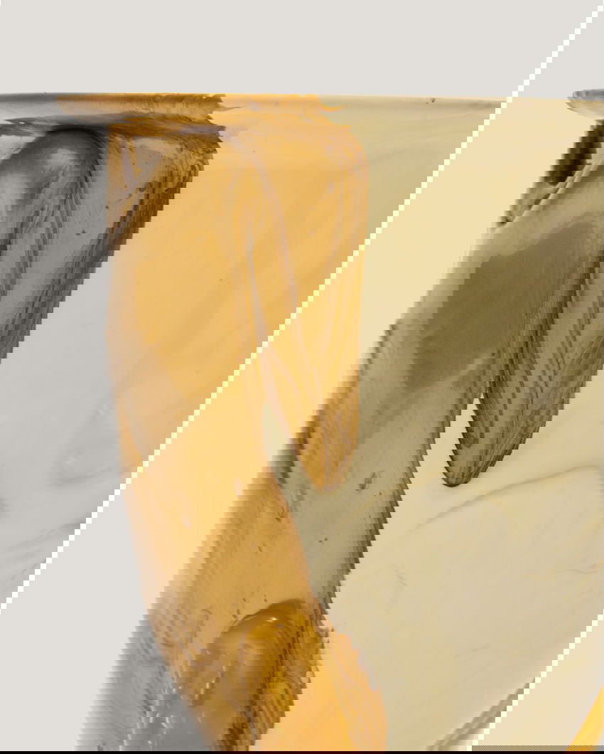 Amber and gold vase